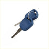 Blue plastic ignition switch key fob with silver ring for ford new holland ts tm series 4wd ute offroad use