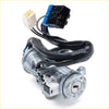 Silver metal ignition switch assembly with keyhole and wiring harness for mitsubishi pajero montero sport 1996-2008