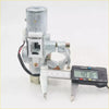 Silver metallic ignition switch door bootlid lock motor with white plastic housing and wiring for nissan maxima cefiro a33 qx measured at 40.16 mm