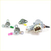 Silver metal ignition switch door bootlid locks with green pink and yellow plastic covers for nissan maxima cefiro a33 qx