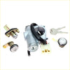 Silver ignition switch door bootlock assembly with black cable and key for Nissan Sentra B13 1990-1994