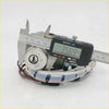 Silver metal ignition switch with loc on start markings and bundled wires for mazda bravo b2200 fuel lid lock set