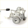 Silver metal ignition switch assembly with keyhole and lock start markings for toyota hilux 2005-2015