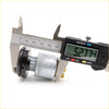 Silver and black metal ignition switch for Nissan Datsun 520 521 620 720 1968-1982 measured with digital caliper