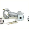 Silver metal ignition switch and fuel lid locks set with matching keys for datsun nissan sunny b110 b120 ute