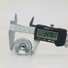 Silver metal ignition switch with acc on start markings and keyhole measured at 14.76 mm for toyota hilux 1978-1983
