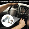 Silver ignition switch lock cylinder assembly with key for toyota rav4 1998-2000 shown in circular inset