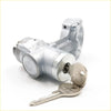 Silver metal ignition switch lock with matching keys for datsun nissan fairlady s30 240z 260z car