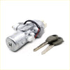 Silver metal ignition switch lock with wiring and two keys for nissan caravan urvan estate e25 2wd