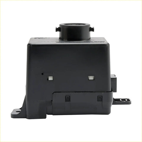 Black plastic ignition switch node module with cylindrical top and mounting brackets for dodge use