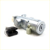 Silver metal ignition switch starter with black key and fob for nissan navara d40 25l yd25ddti 2005-2015
