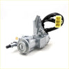 Silver metal ignition switch steering lock with black keyhole and yellow connector for mitsubishi triton l200 1987-1994