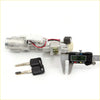 Silver metal ignition switch with wiring and two black key fobs for nissan altima l31 sedan 2002-2006
