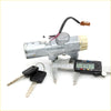 Silver metallic ignition switch with beige housing and wiring plus two black key fobs for nissan maxima a33b gxe se