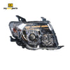 APG All Crash Halogen Black Head Lamp Drivers Side OEM