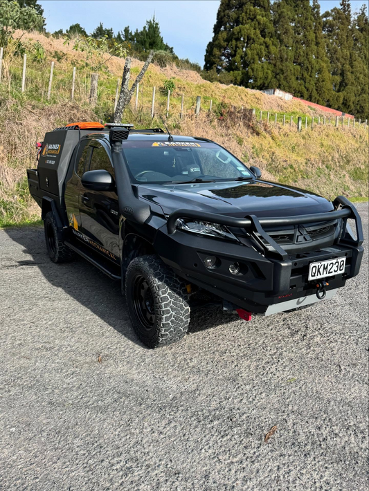 Rockarmor Gt Steel Hoop Bullbar - Mitsubishi Mr Triton (Full Bar