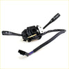 Black plastic indicator switch for mitsubishi colt dodge ram 50 1986-1994 with turn signal hazard levers and wiring harness back side