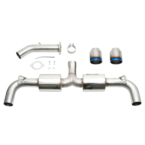 Injen Injen 19-22 Hyundai Veloster N L4 2.0L Turbo Performance SS Axle Back Exhaust System - Burnt Ti Tips