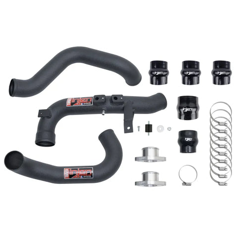 Injen Injen 22-23 Honda/Acura Civic/Si/Integra 1.5L Turbo Aluminum Intercooler Pipe Kit - Wrinkle Black — fits Hond...