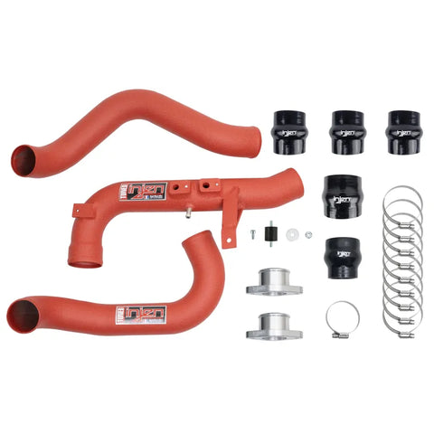 Injen Injen 22-23 Honda/Acura Civic/Si/Integra 1.5L Turbo Aluminum Intercooler Pipe Kit - Wrinkle Red — fits Honda...