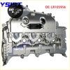 Silver metallic inlet manifold cover with bolt holes and intake ports for land rover 3.0 tdv6 discovery 4 rr sport