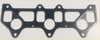 Black automotive inlet manifold gasket with circular and rectangular cutouts matte finish for ford ranger mazda bt 50