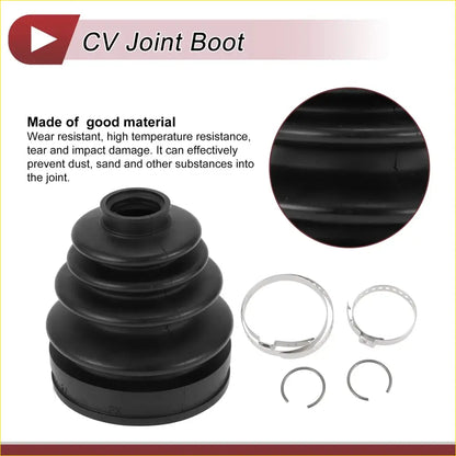 Inner CV Joint Boot Kit w/ Clamps for Toyota Land Cruiser (1998-2007) - Drivetrain