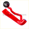 Vibrant red silicone intake hose kit with glossy finish and reinforced lining for mini cooper s r56 16t