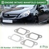 Silver metallic intake manifold gaskets four pieces for Toyota Prado 2002-2010 engine replacement parts