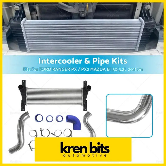 Intercooler and Pipe Kits For Ford Ranger PX PX2 Mazda BT50 3.2L - Air & Fuel Delivery>Turbos Parts