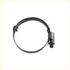 Black metal pipe clamp with serrated inner band and adjustable screw for intercooler cold side hose ford ranger px mazda bt50