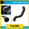 Black rubber intercooler cold side hose with metallic clamps for ford ranger px and mazda bt50 automotive use