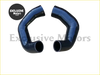Black silicone intercooler hose turbo pipe with glossy finish for nissan gt-r r35 2009-2021