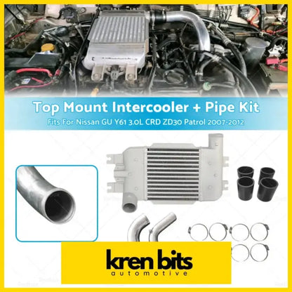 Intercooler Kit For Nisaan GU Y61 3.0L CRD ZD30 Diesel Common Rail - Air & Fuel Delivery>Turbos Parts