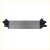 Silver metallic intercooler with black plastic end caps suitable for mitsubishi pajero sport qe qf and triton