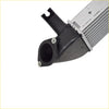 Black plastic intercooler housing with silver metal heat exchanger core for Mitsubishi Pajero Sport and Triton