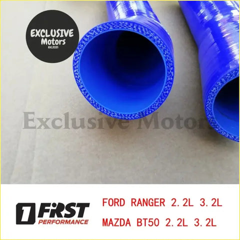 Bright blue reinforced silicone intercooler turbo hoses for ford ranger t6 t7 px xls xlt 3.2l 2.2l vehicles