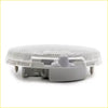 Interior dome light 12v for Datsun Nissan 510 with clear textured plastic dome gray base and mounting screws