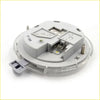 Back side of gray plastic interior dome light base with integrated circuitry and screws for 12v datsun nissan 510