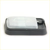 Gray plastic interior dome light for toyota hilux sr5 mightyx 1971-1981 with translucent textured diffuser panel