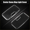 Clear transparent plastic interior dome light lens cover with textured diamond pattern for toyota prius 1.8l