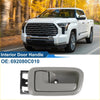 Gray plastic interior door handle with black bracket for toyota tundra 2000-2006 beige interior replacement