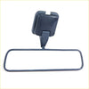 Dark gray plastic interior rearview mirror with rectangular glass and mounting clip for toyota hilux 1988-1997