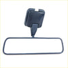 Dark gray plastic interior rearview mirror for toyota hilux 1997-2006 with rectangular reflective surface and mounting bracket