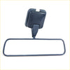 Dark gray plastic rearview mirror with rectangular frame and bracket for interior mirror navy blue toyota hilux 1997-2006