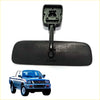 Black plastic side view mirror assembly for mitsubishi triton strada l200 1996 2005 showing backside details