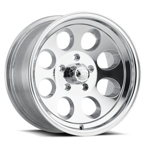 ION Wheels Cast Aluminum Wheels 171 PO 15x10 Polished 5 On 139.7 Bolt Pattern -38 Offset — fits Jeep Cj Series Cj7...