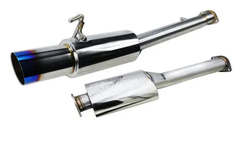 ISR Performance IS-GT-350Z-BT GT Single Exhaust With Burnt Tip- Nissan 350Z