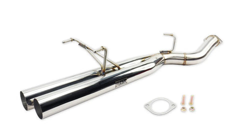 ISR Performance Series II - EP Dual Tip Blast Pipe Exhaust Non Resonated - 89-94 Nissan 240sx (S13)