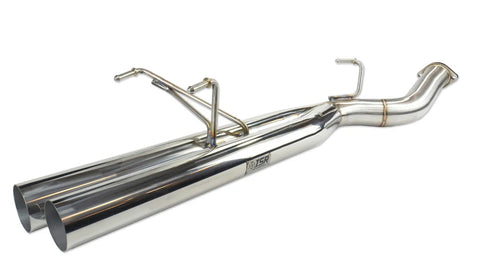 ISR Performance Series II - EP Dual Tip Blast Pipe Exhaust System - Resonated - 95-98 Nissan 240sx